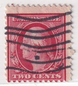 USA stamps_Presidents_ George Washington 2C_Cancel study: Waves (x2)