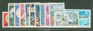 Gabon #195/222a Mint (NH) Single (Complete Set)