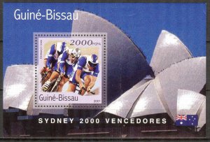 Guinea Bissau 2001 Olympics Games Seoul 2000 Cycling (2) S/S MNH