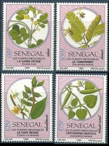 1990 Senegal 1103-1106 Flowers 6,00 €