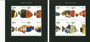 TUVALU 20153  FISH  SCOTT 1251-2  MNH COMPLETE SET