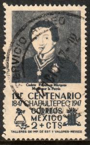 MEXICO 830, 2c 1847 Battles Centennial. Used. F-VF. (911)