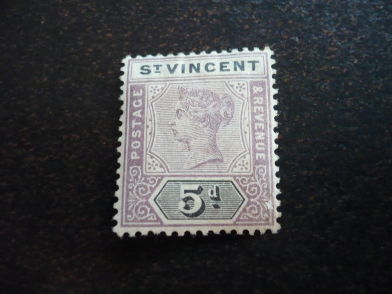 Stamps - St. Vincent - Scott# 67  -Mint Hinged Part Set of 1 Stamp