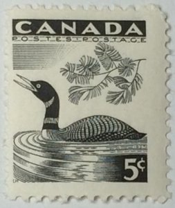 CANADA 1957 #369 Wildlife (Loon) - MNH