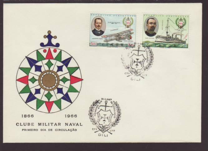 Timor 323-324 Airplane,Ship 1966 U/A FDC