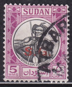 Sudan O48 Shilluk Warrior, Official 1951