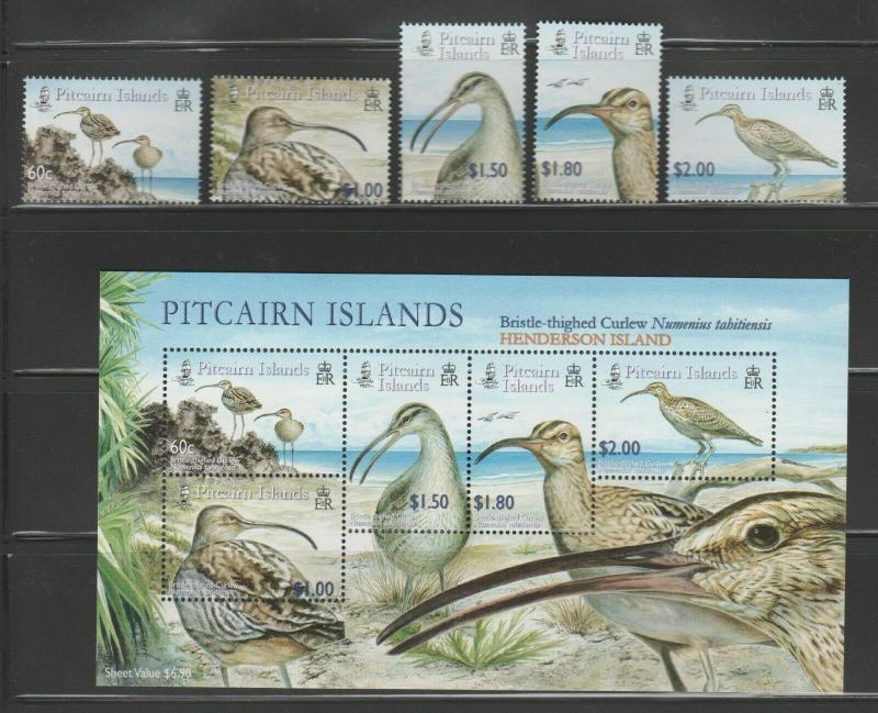 PITCAIRN ISLANDS Queen Elizabeth Era 2005 Bristle-thighed Curlew