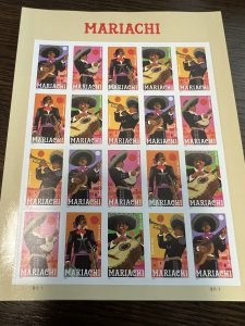 Scott#5703-5707 Mariachi forever sheet (20 stamps) MNH 2022