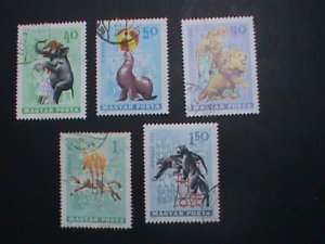 Hungary Stamp:1965- SC#1684//93 Circus CTO Stamp set- Rare- very hard to find