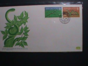 ​HONG KONG -1977-SC#333-4 LUNER NEW YEAR OF LOVELY SNAKE FDC VERY FINE