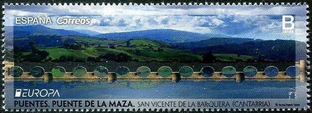 HERRICKSTAMP NEW ISSUES SPAIN Sc.# 4274 EUROPA 2018 Bridges with Cut Out