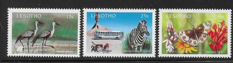 Lesotho 1991 SADCC Tourism Sc 841-843 MNH A1770
