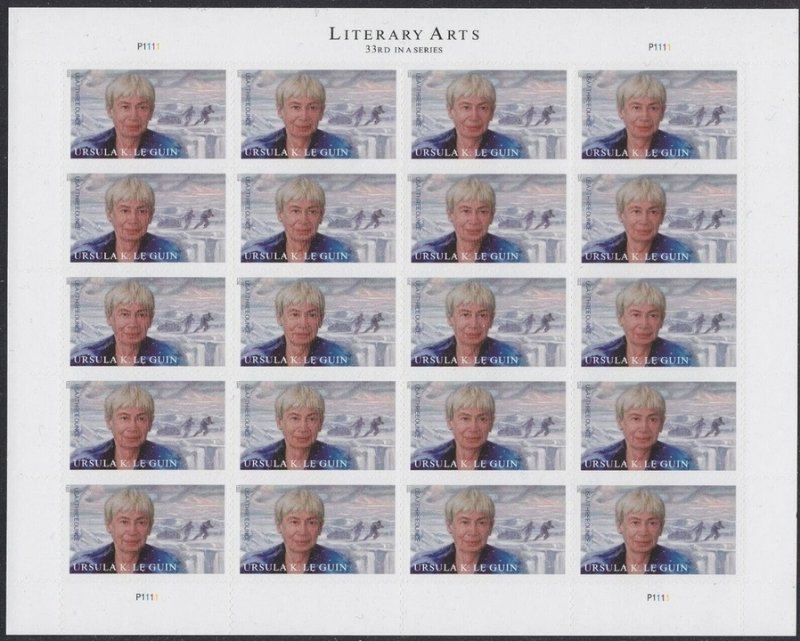 Ursula K. Lekin forever stamps  5 sheets of 20PCS, total 100pcs