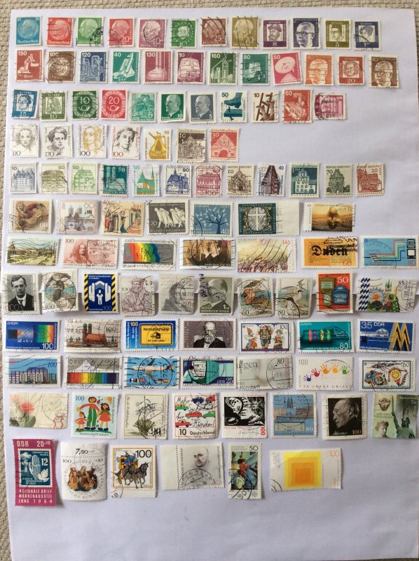 German 100+ stamps - Lot E