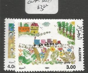 Algeria 1991 SC 939-40 Art MNH (6cyh) 