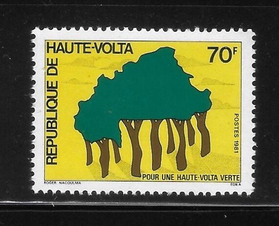 Upper Volta 1981 Tree Planting Month Sc 570 MNH A2241