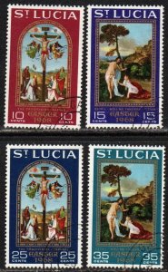 St. Lucia Sc #231-234 Used