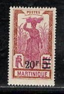 MARTINIQUE SC# 128 FVF/MOG