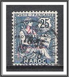 French Morocco #45 Rights of Man Used