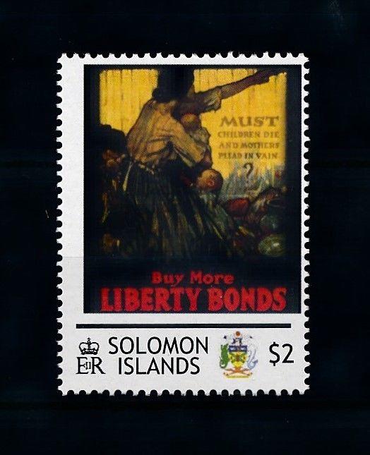 [78431] Solomon Islands  World War I Propaganda Poster  MNH