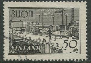 Finland - Scott 239 - Hame Bridge Tampere -1942- FU - Single 50m Stamp