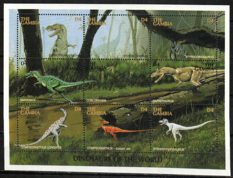 Gambia Stamp 1981  - Dinosaurs