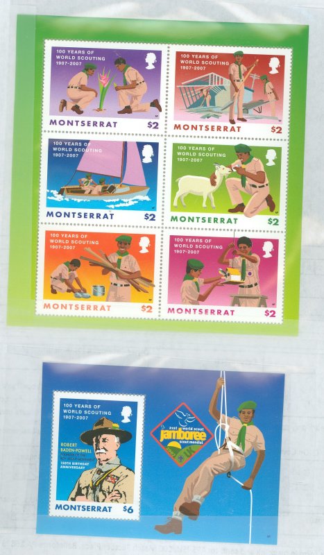 Montserrat #1171-1172 Mint (NH) Single (Complete Set)