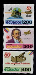 Ecuador Scott 1260-1262 MNH** set