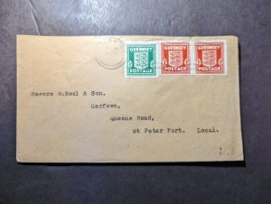 1942 British Channel Islands Cover Guernsey to St Peter Port CI Neal and Son