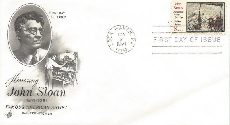 John Sloan fdc