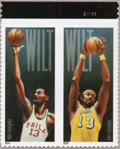 Scott 4950-51 Wilt Chamberlain Pair MNH PN# S1111
