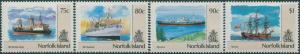 Norfolk Island 1990 SG489-492 Ships MNH
