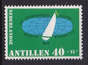 Netherlands Antilles #B164  MNH 1979  sailing regatta 40c