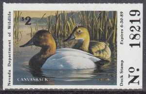 USA Nevada MNH Conservation 1987 Jaffe NV10