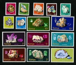 Kenya Stamps # 98-112 VF OG LH + NH Catalog Value $55.25