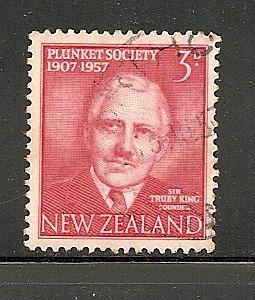 New Zealand 1957 stamp used s.c.# 318