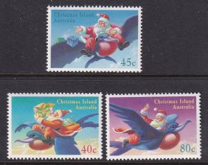 Christmas Island 370-372 Christmas MNH VF