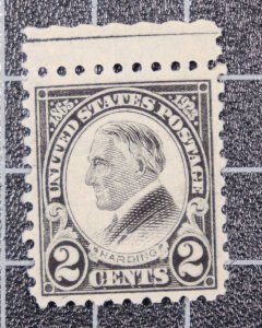 Scott 612 - 2 Cents Harding - OG MH - Nice Stamp - SCV - $15.00