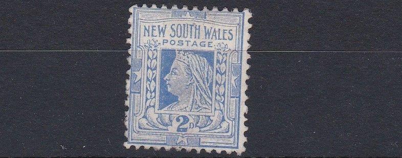 NEW SOUTH WALES    1905 - 10     S G  235     2D  DEEP ULTRAMARINE   NO GUM