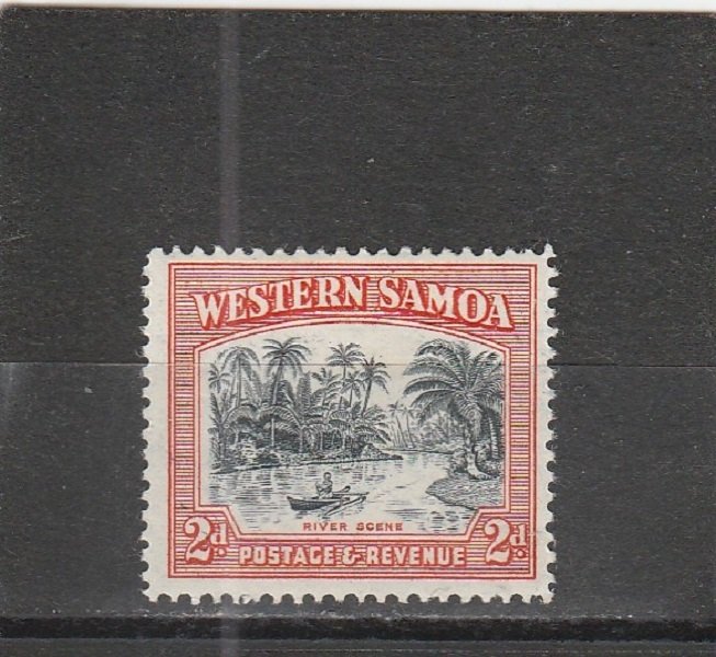 Samoa  Scott#  168  MH  (1935 River Scene)