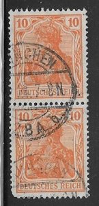 Germany Sc.# 119 Mi.# 141 Used pair