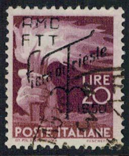 Trieste Zone A Scott 83 Used.