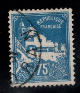 ALGERIA Scott 55 Used  75c  stamp