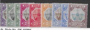 Bermuda Sc #31-39 set of 9 OG VF