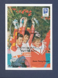 GRENADA - Scott 2216 - MNH S/S -  Olympics, skiing