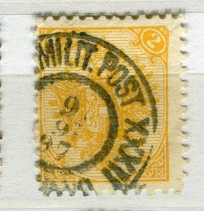 BOSNIA; 1890s classic Eagle Arms issue used 2k. value fine POSTMARK