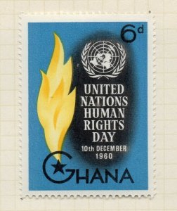 Ghana 1960 Early Issue Fine Mint Hinged 6d. NW-167797