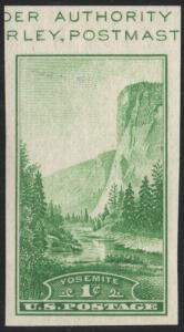 SC#769a 1¢ Yosemite Souvenir Sheet Single (1935) NGAI/Hinged