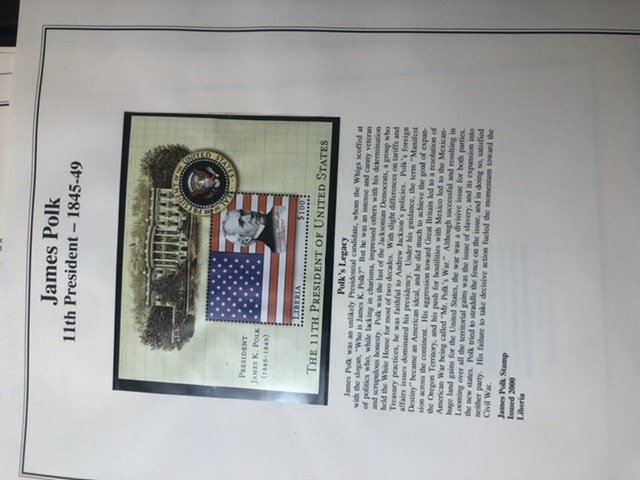 Scott’s Minuteman Album For U.S. Stamps & Some  President Stamps