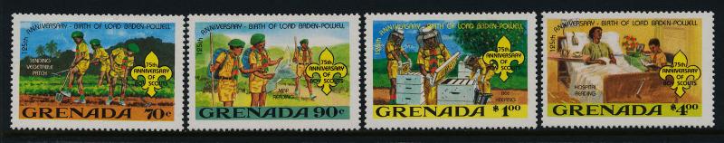 Grenada 1088-91 MNH Scouts, Scouting Year